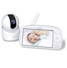 Babyphone mit Kamera, 5,5" Video Baby Monitor 720P HD Display, 5000mAh Teble