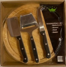 Käsemesser Set mit Holzbrett