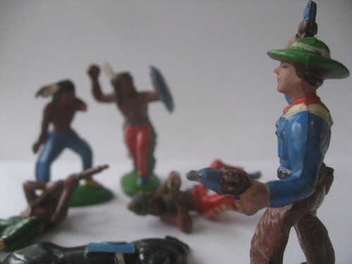 Ddr indianer cowboy figuren - ddr,