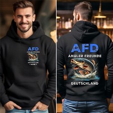 Karpfenangeln Anglerfreunde AFD Angler Pullover Kapuzenpullover Boilies Shirt 99