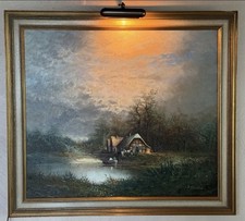 Antik Ölgemälde Günter Seekatz 90 x 80 cm Bild Gemälde