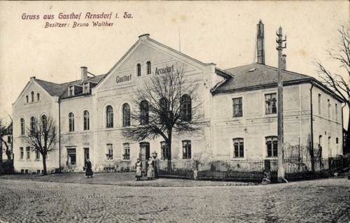 Arnsdorf sachsen - ak,
