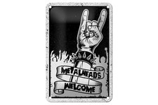 Blechschild 12x18cm gewölbt