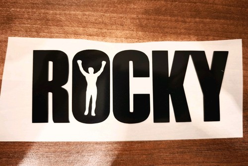 Rocky schriftzug aufkleber - rocky,