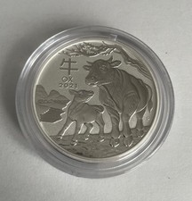 2 Oz-Silbermünze, Ochse