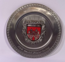 Zinn Sammelteller Heimatteller