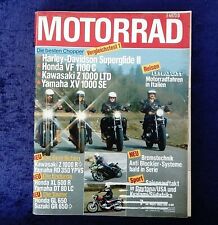Das Motorrad 7/1983 Kawa Z 1000 LTD, 1000 R ,Yamaha XV 1000 SE, Honda VF 1100 C 