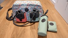 LÄSSIG Baby Wickeltasche Babytasche mit Wickelunterlage - wie neu