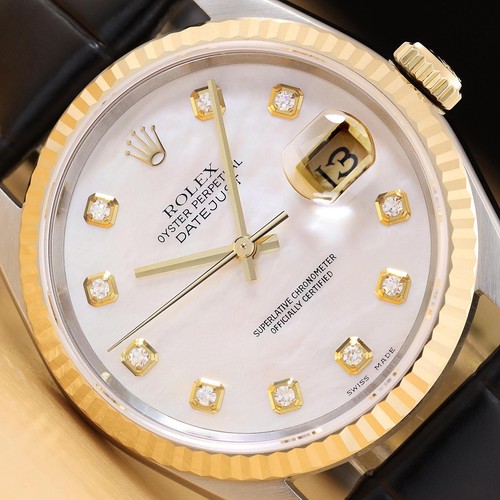 Rolex datejust 16233 perlmutt - datejust,