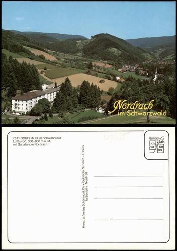 Ansichtskarte nordrach - ansichtskarte,