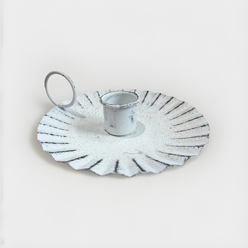 Alter emaille kerzenhalter - alter,