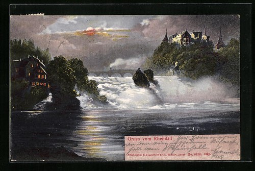 Schaffhausen rheinfall im - rheinfall,