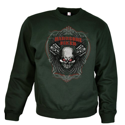 Totenkopf motiv sweatshirt - motiv,