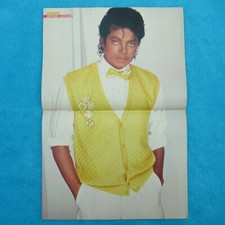 Michael Jackson POSTER BRAVO 2 Seiten Trans-X