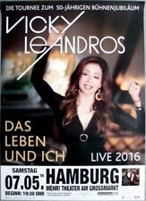 VICKY LEANDROS - 2016 - Concert - Das Leben... Tour - Poster - Hamburg 10/20