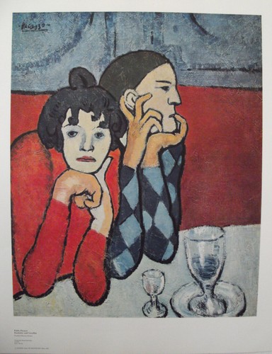 Picasso motiv harlekin und - picasso,