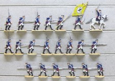 21 Zinnfiguren Preussen 1750