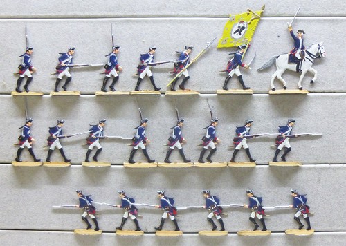 Zinnfiguren preussen 1750 - zinnfiguren,