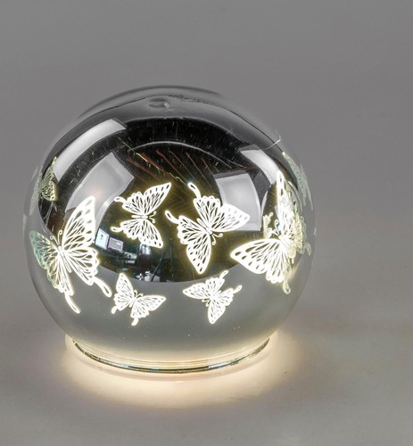 Led deko kugel schmetterlinge - kugel,