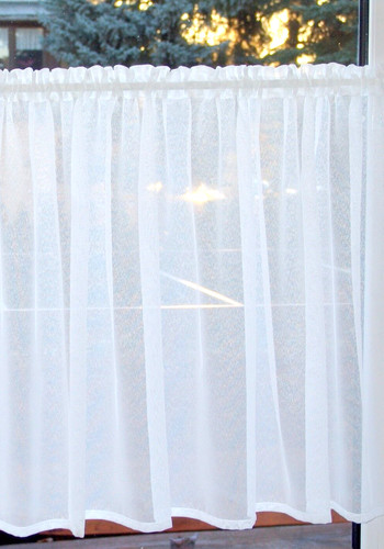 Scheibengardinen weiß 90cm - , b