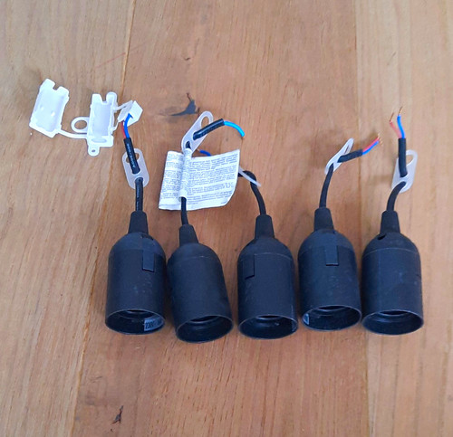 E27 lampenfassung - 5x,