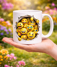 Lustige Tasse Emoji 3D Cartoon