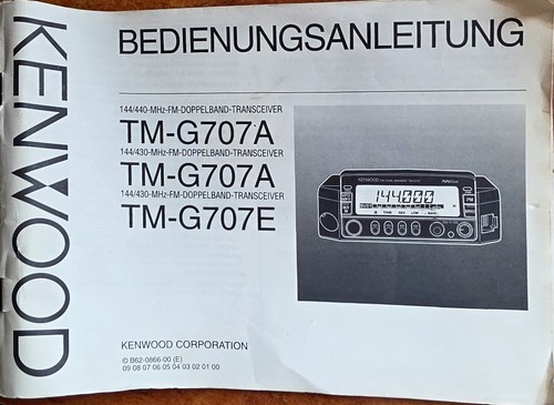 Kenwood g707e - kenwood, tm-g707e