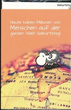 96059 / Sheepworld Grusskarte Geburtstag Menschen auf der ganzen Welt