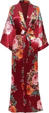 Damen morgenmantel maxi - morgenmantel,