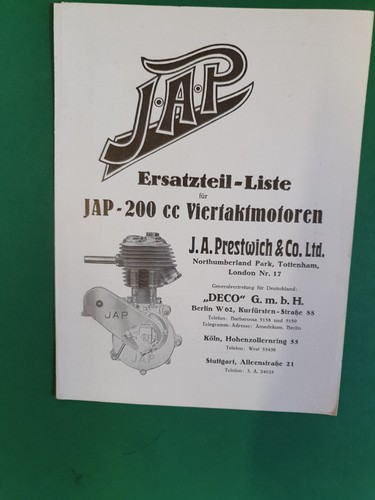 Jap 200 viertaktmotoren - jap, cc