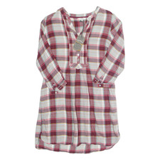 Fat face damen hemdkleid rot - fat,