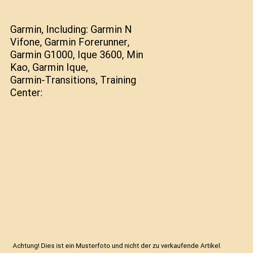 Garmin including n - including:,