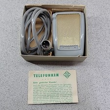 Vintage 60er Jahre Telefunken D 11 B Mikrofon ungetestet