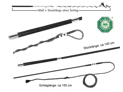 Fleck longierpeitsche 140 - longierpeitsche, cm