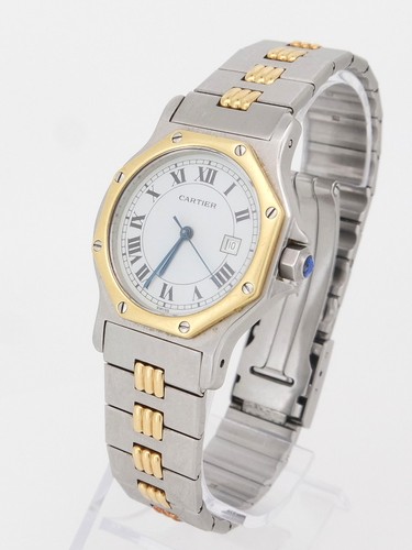 Cartier santos octagon 30mm - cartier,