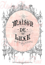 Abziehbild Maison de Luxe