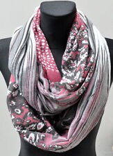 Cotton Loop-Schal Halstuch Schal Rundschal Schlauchschal Muster Damenschal rund