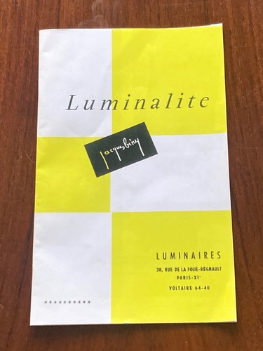 Jacques biny luminalite - biny,