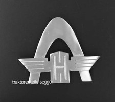 Hanomag Rheinstahlbogen klein Brillant Robust Emblem  Traktor Schlepper 