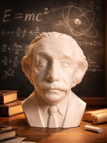 Albert einstein büste 13cm - einstein,