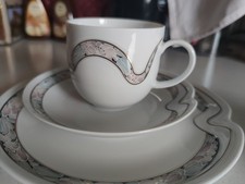 Porzellan Hochwertiges Geschirr Kaffeeservic Kaiser Domino Tivoli für 10 Per.