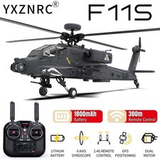 Yuxiang F11S AH64D Apache Helicopter RC Hubschrauber 6Axis 2.4G GPS Flybarless