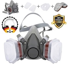 Arbeiten 6200 Atemschutzmaske mit Filter Gasmaske Staubfilter für Lackieren