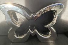 Skulptur, Dekoration, Chrom, Silber, Deko, Schmetterling ?