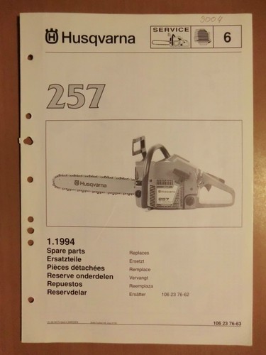 Ersatzteilliste husqvarna - ersatzteilliste,