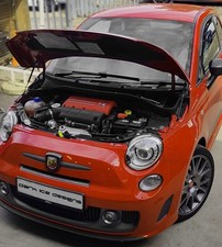 Motorhaube Motorhaube Gas Strut Lifter Kit Fiat 500 595 Competizione 2007 + ABARTH