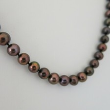 Kette 45cm aus echten Perlen