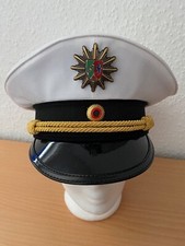 Polizeimütze-Schirmmütze-Wasserschutzpolizei-NRW-alterArt-Größe 59-Goldkordel