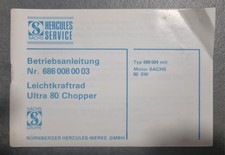 Betriebsanleitung Hercules Ultra 80 Chopper Fahrerhandbuch
