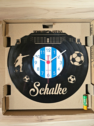 Schalke wanduhr - 04,